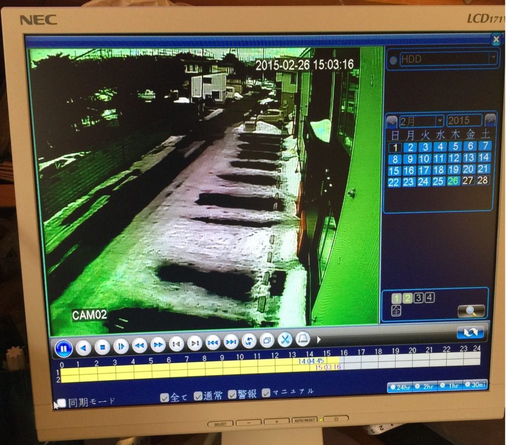 苫小牧市内で防犯カメラの設置も行っております