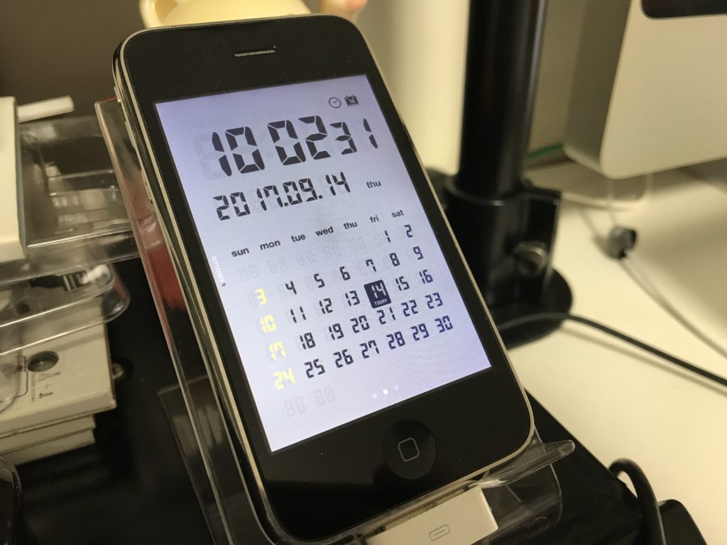 iPhone3G時計