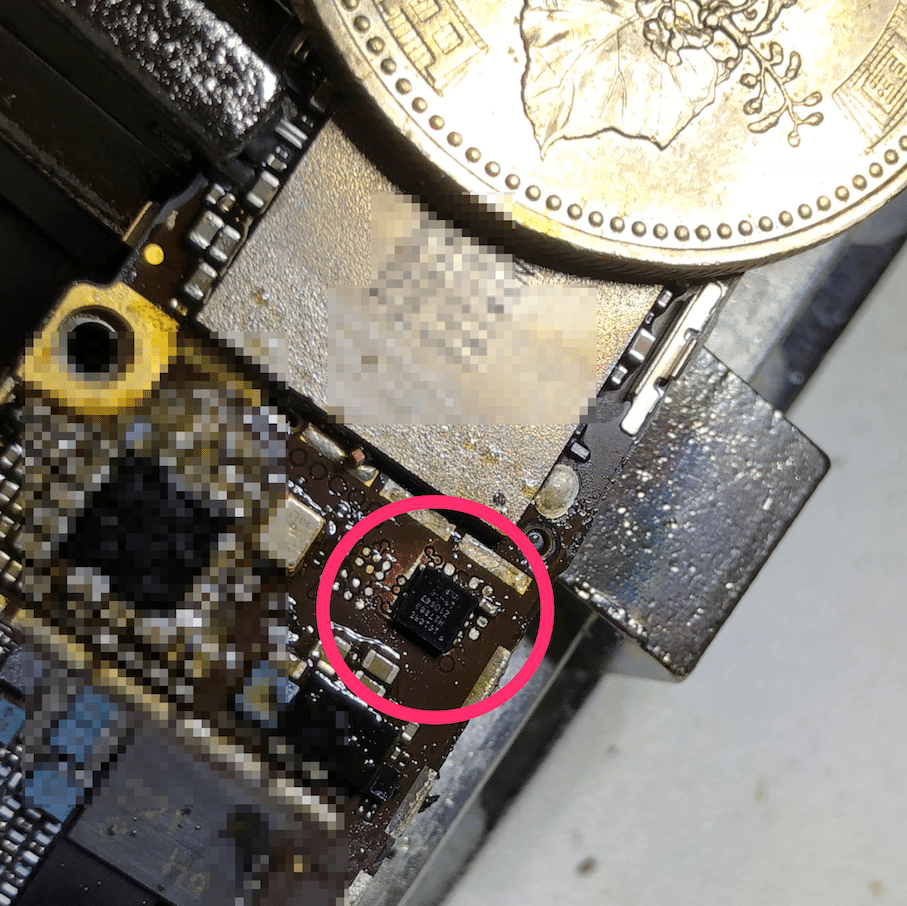 iPhone6 USBチップ 充電破損
