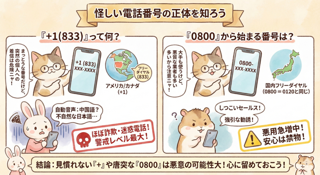 怪しい電話番号の正体を知ろう