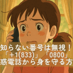 知らない番号は無視！