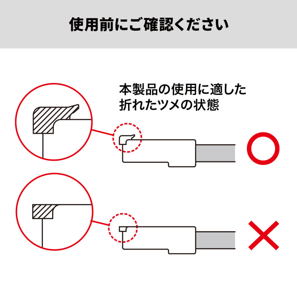 RJ-45プラグSOS