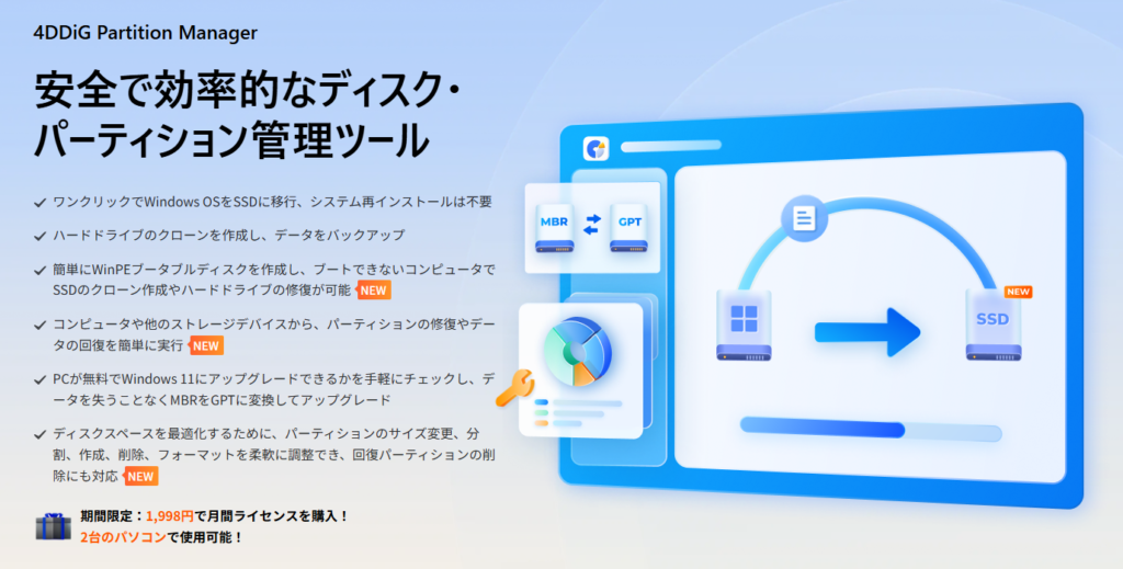 4DDiG Partition Manager