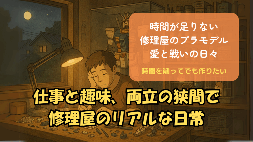 仕事と趣味、両立の狭間で 修理屋のリアルな日常