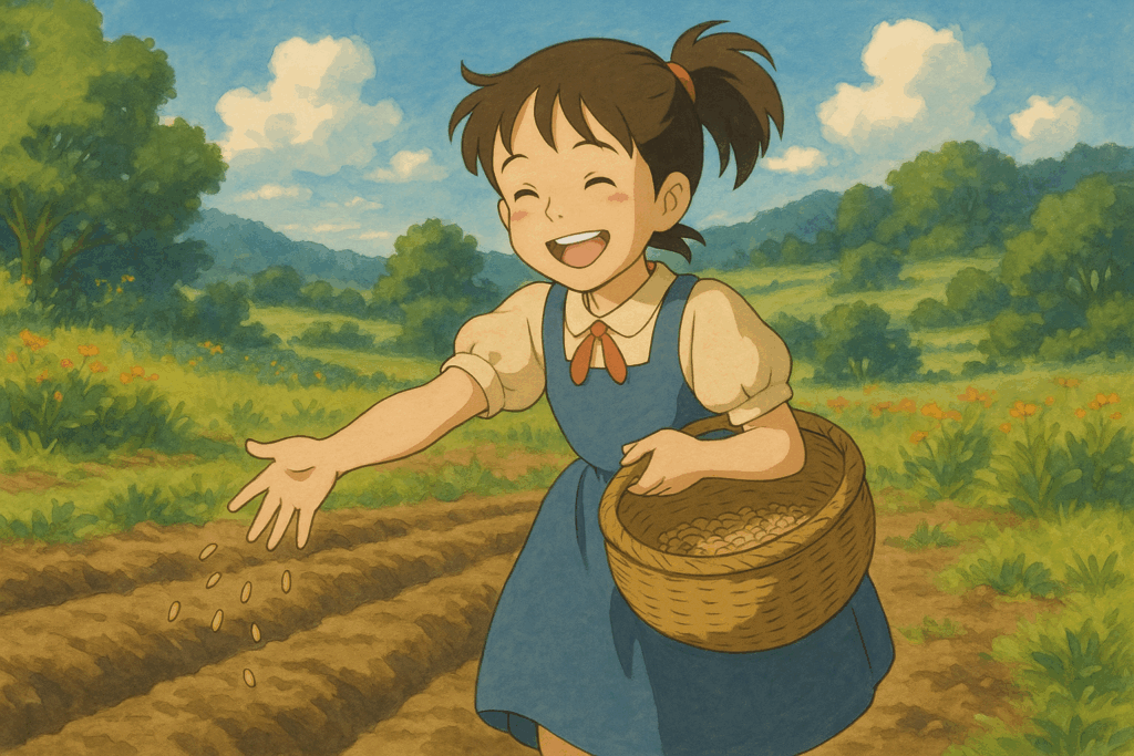 笑顔の種まき