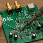DACの、はんだ修理