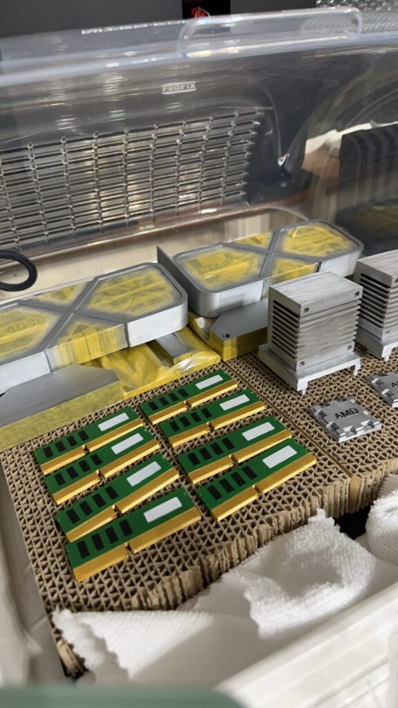 3Dプリンタで作成したPCパーツ