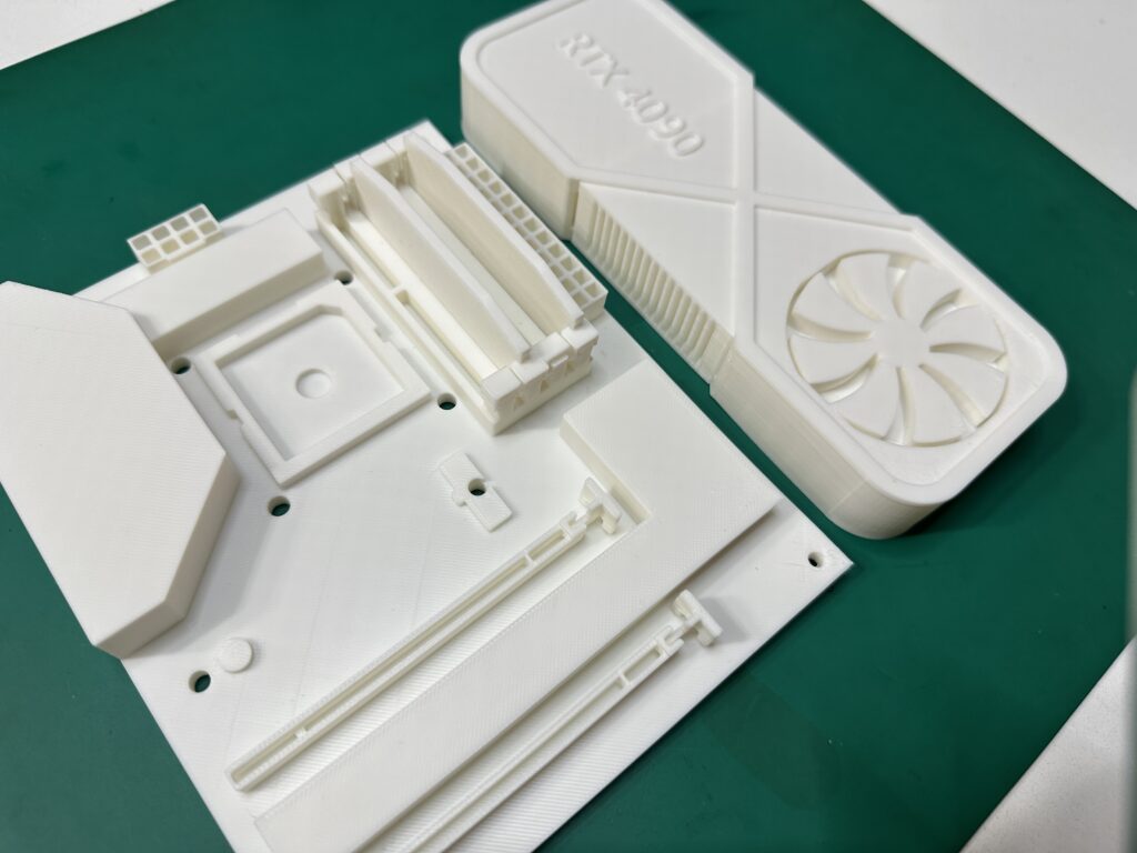 3Dプリンタで作成したPCパーツ