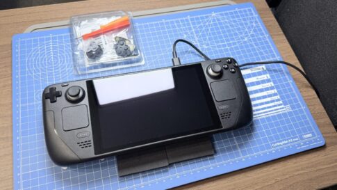 SteamDeckのボタンを“フェイスクリッキー”に交換してみた