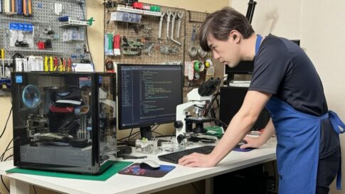 【接客品質向上】お客様に「見て」納得していただくために。Amazon格安顕微鏡をLinuxで導入した理由