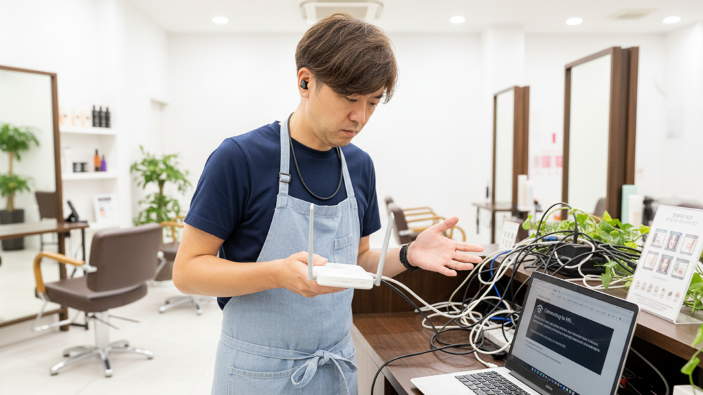 Wi-Fiは繋がるのにネットが出ない正体!UNIランプ点滅が示す落とし穴