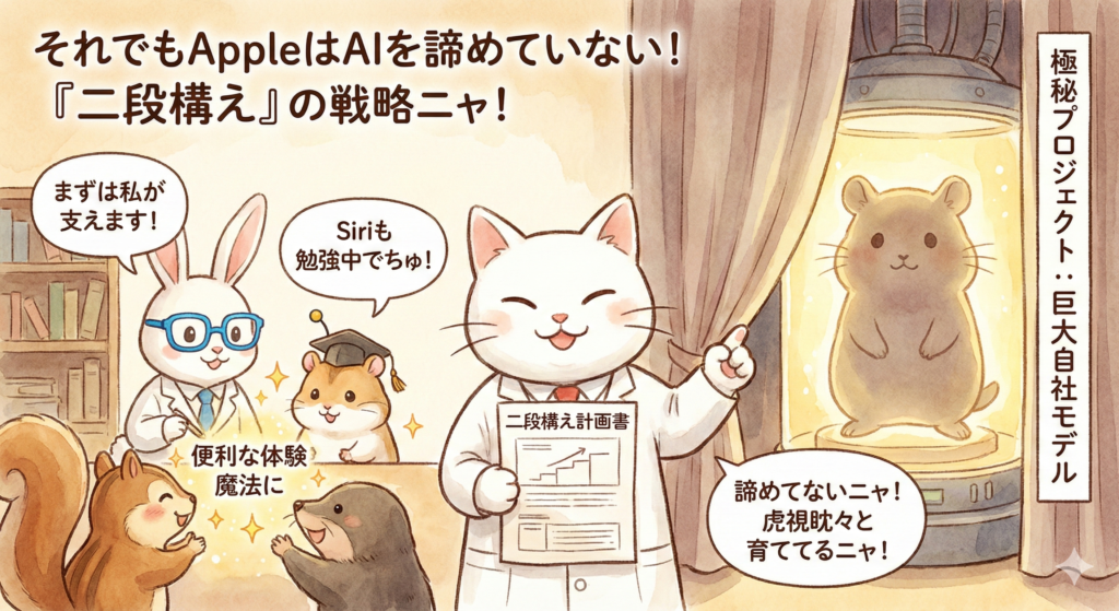 それでもAppleが「AIを諦めていない」と言える理由