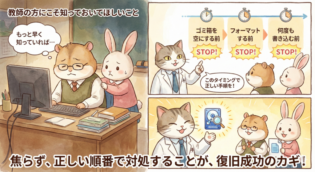 教師の方にこそ知っておいてほしいこと