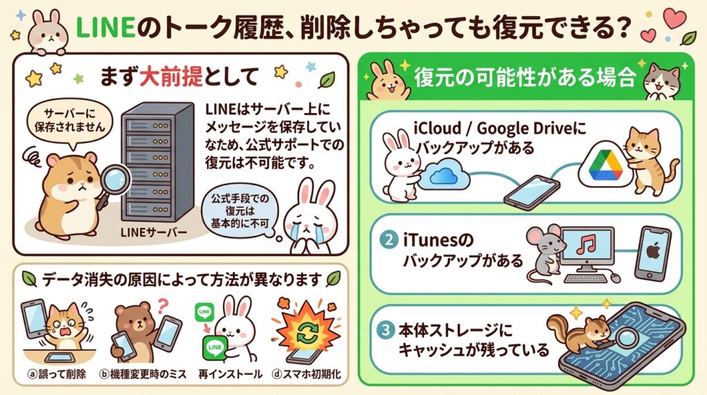 専用ソフトでバックアップなしのLINEデータを復元する