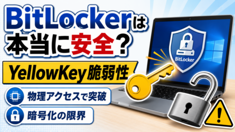 BitLockerは本当に安全？YellowKey脆弱性で見えた暗号化の落とし穴