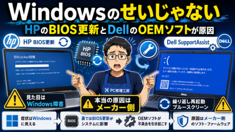 Windowsのせいじゃない？HPとDellの不具合に見るOEMソフトの落とし穴