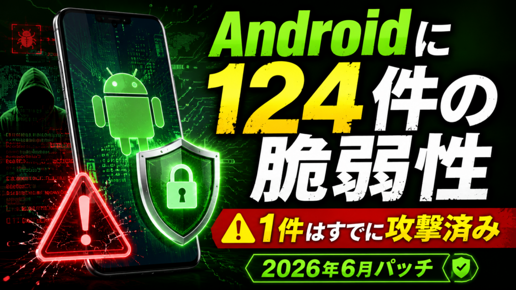 Androidに124件の脆弱性、1件はすでに攻撃済み。今すぐ確認したい6月パッチ