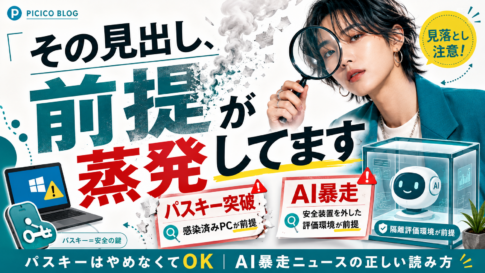「パスキー突破」「AIが暴走」は本当？怖いニュースの前提条件を読み解く