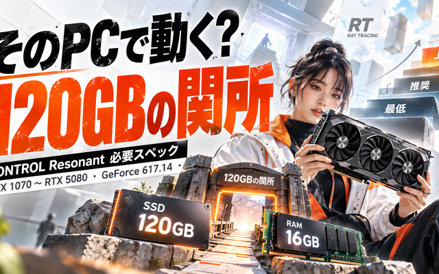 CONTROL Resonant 必要スペック｜今のPCで動くか