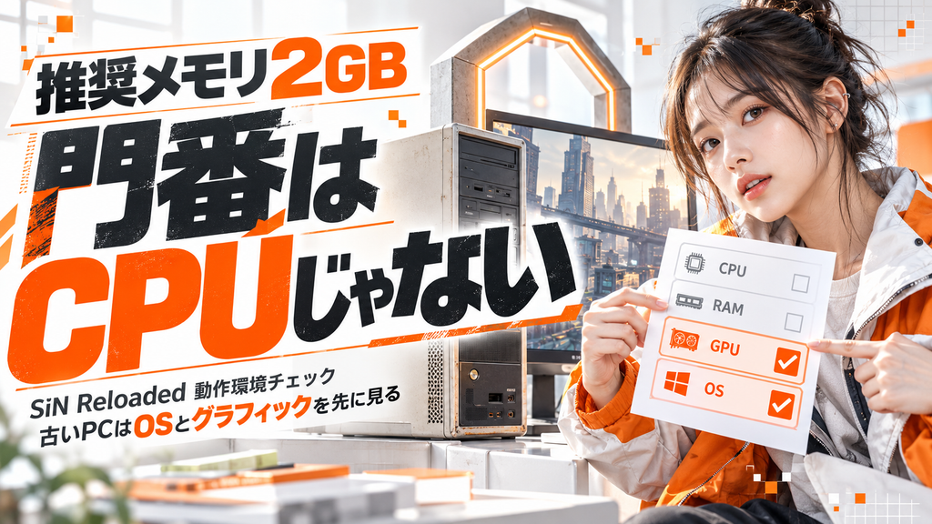 SiN Reloaded 推奨スペック｜門番はCPUじゃない