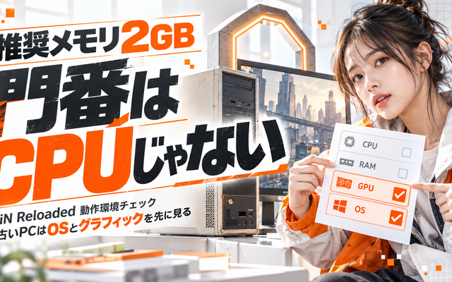 SiN Reloaded 推奨スペック｜門番はCPUじゃない