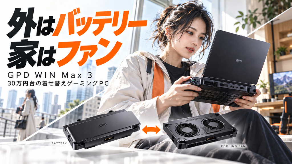 GPD WIN Max 3は買いか|30万円台のゲーミングPC