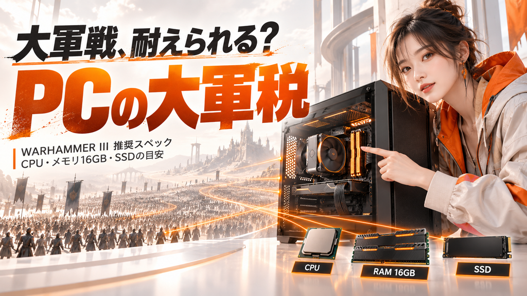 WARHAMMER III 推奨スペック｜復帰前にPCを確認