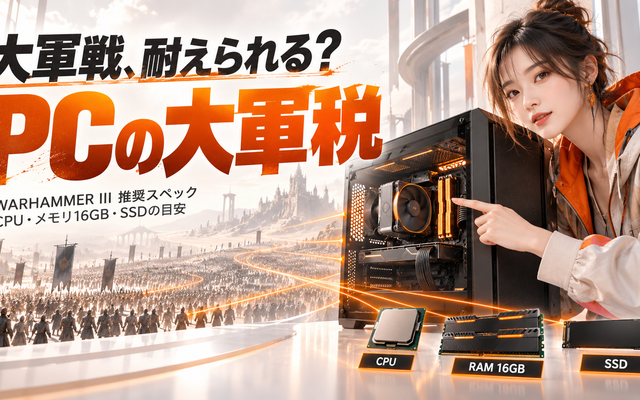 WARHAMMER III 推奨スペック｜復帰前にPCを確認
