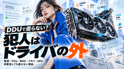 DDUで直らないGPU不具合｜見落としがちな5つの原因