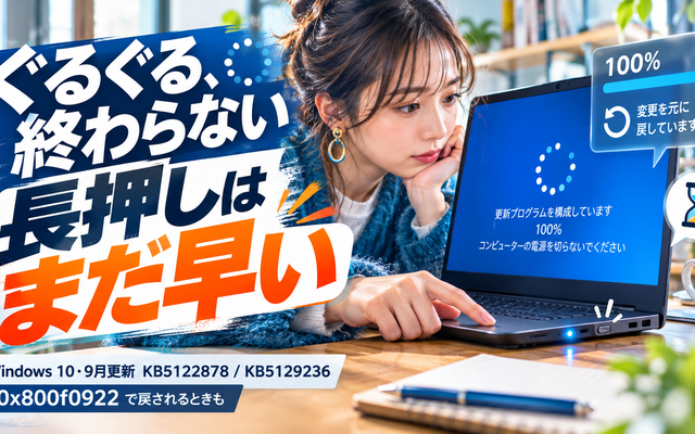 Windows10再起動がぐるぐるで終わらない｜9月更新の確認点