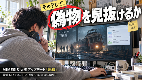MIMESIS 必要スペック|大型アップデート「脱線」の中身