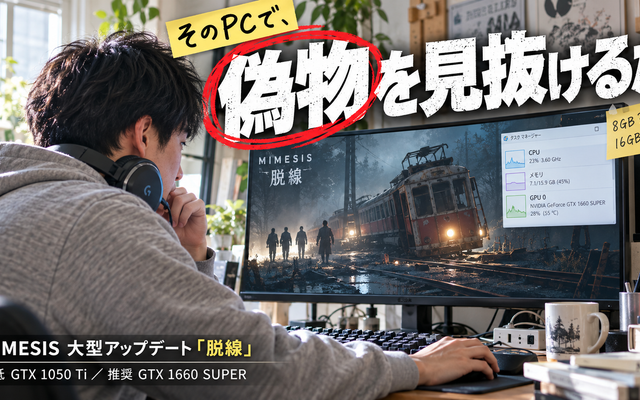 MIMESIS 必要スペック｜大型アップデート「脱線」の中身