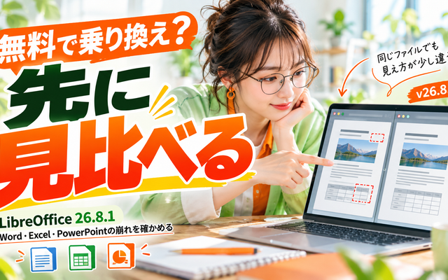 LibreOffice 26.8.1|乗り換え前に見る互換性