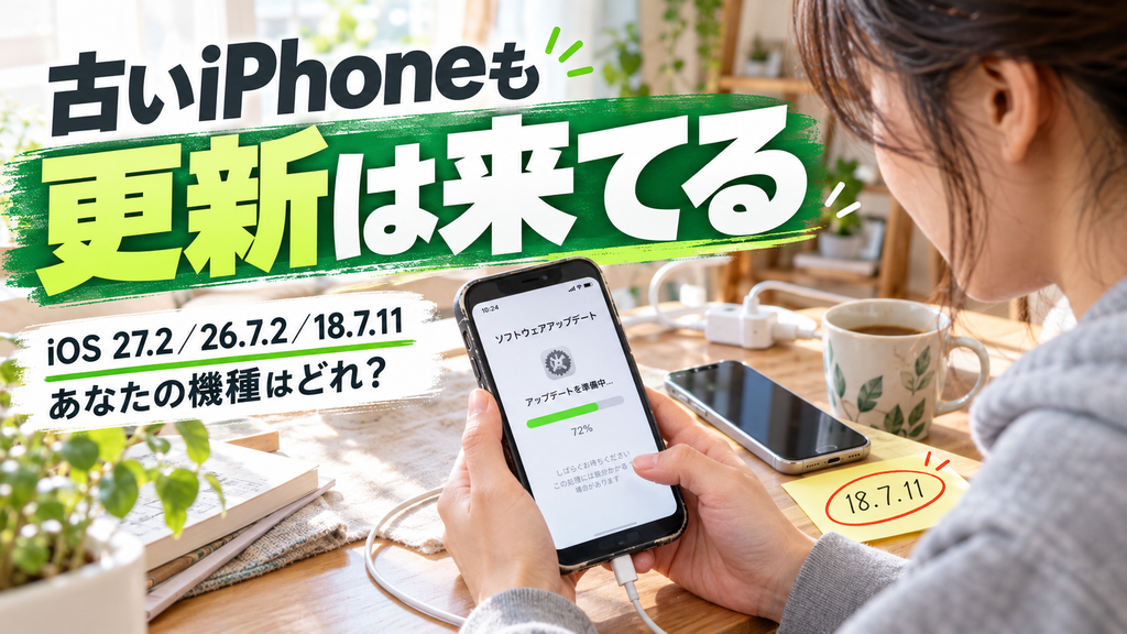 iOS 27.2 アップデート｜古いiPhoneは何を入れる