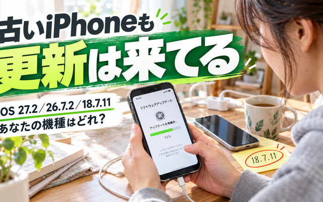 iOS 27.2 アップデート｜古いiPhoneは何を入れる