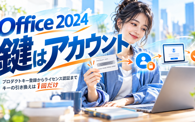 Office 2024 インストール手順｜キー登録から認証まで