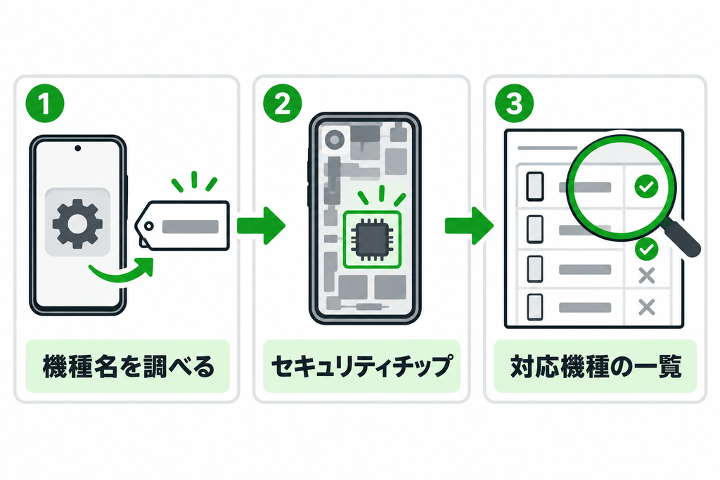 自分のスマホは対象？ 対応機種の確かめ方