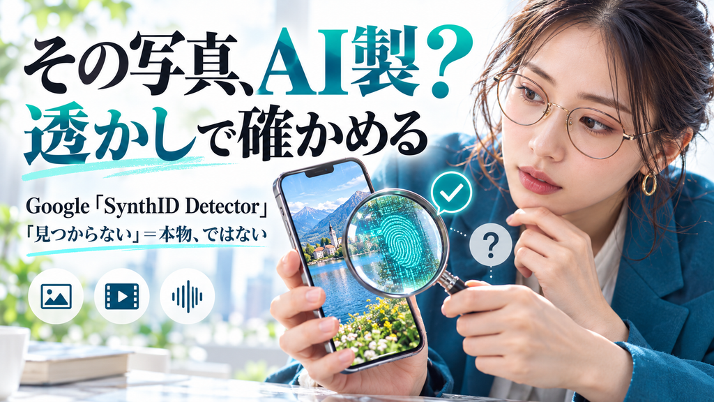 SynthID Detectorの使い方|AI画像の見分け方