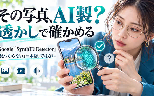 SynthID Detectorの使い方｜AI画像の見分け方