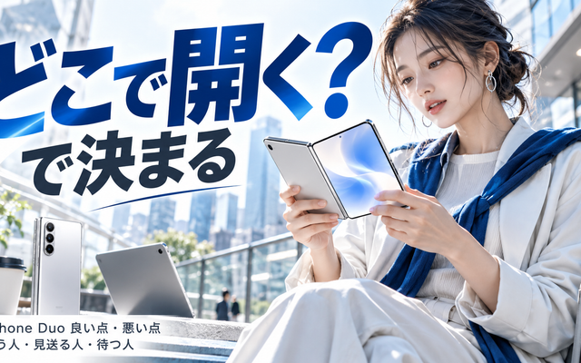 iPhone Duoの選び方｜良い点・悪い点と買うべき人