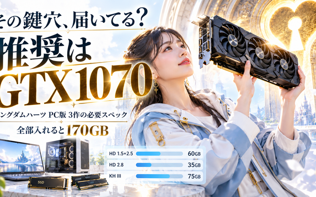 キングダムハーツ PC 必要スペック｜コレクション前に確認