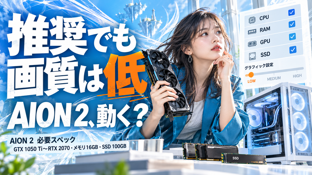 AION 2 必要スペック｜今のPCで動くか確かめる手順