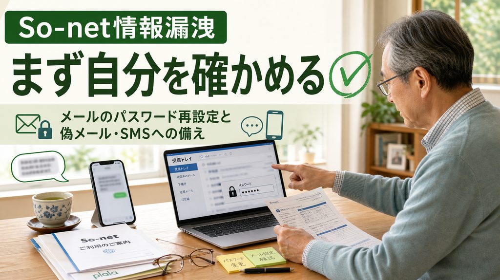 So-net情報漏洩｜自分が対象か確かめる方法とメールの再設定