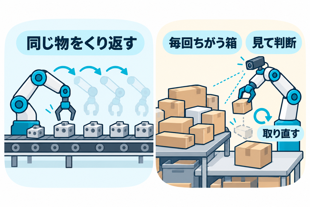 AIの強みが刺さる現場は？物流は「種類が多く、人が来ない」