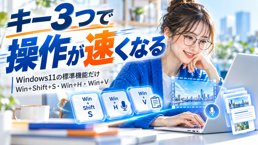 Windows11で標準だけで操作が速くなる手順7選